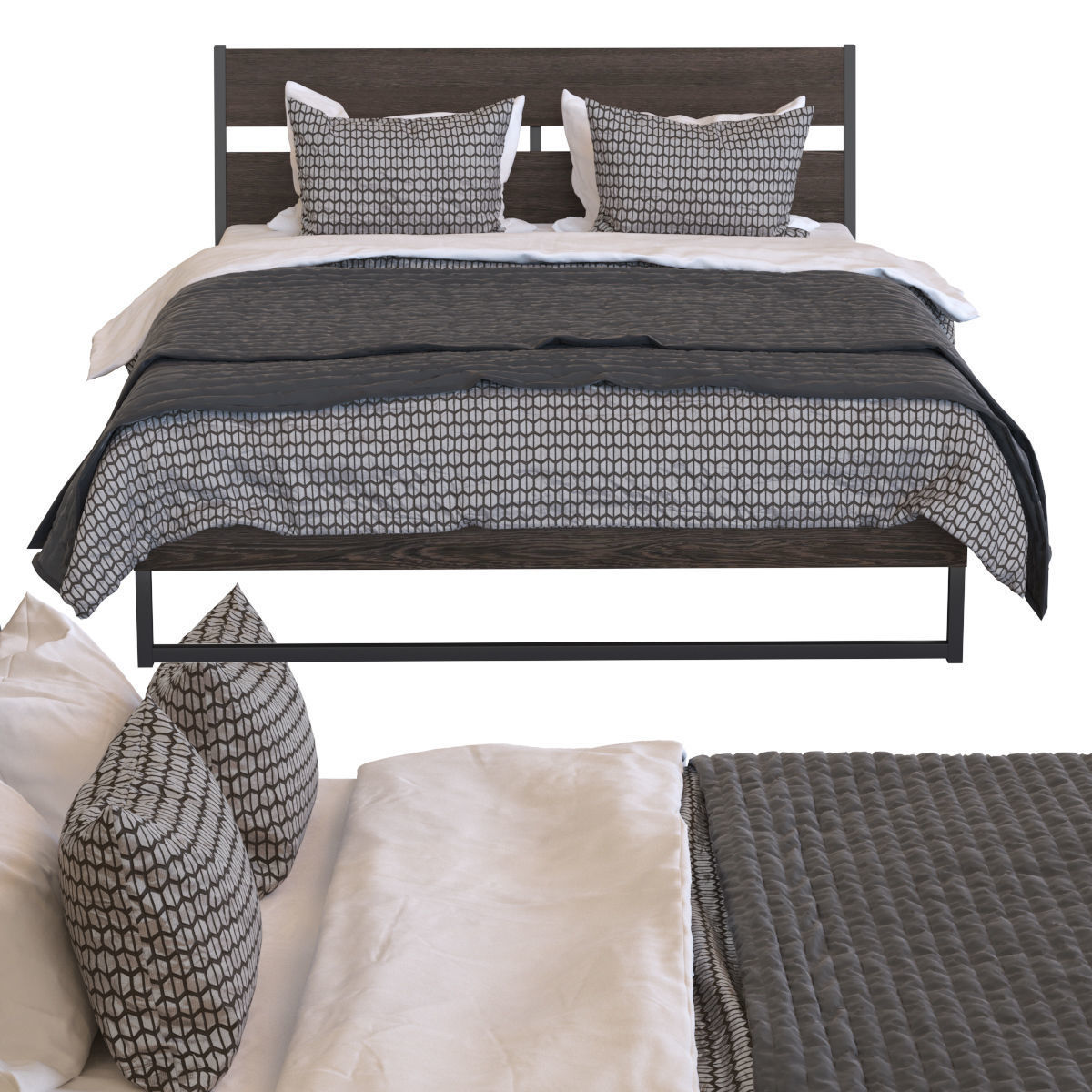 Trysil Bed 3D model_2