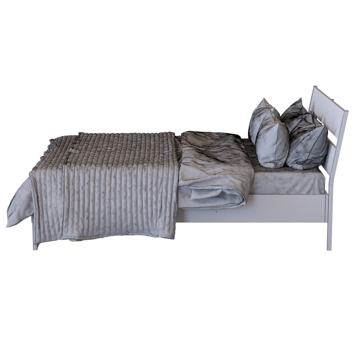 Trysil Bed 3D model_14