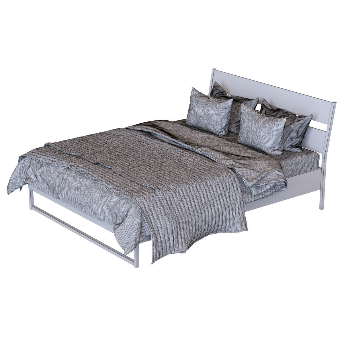 Trysil Bed 3D model_13