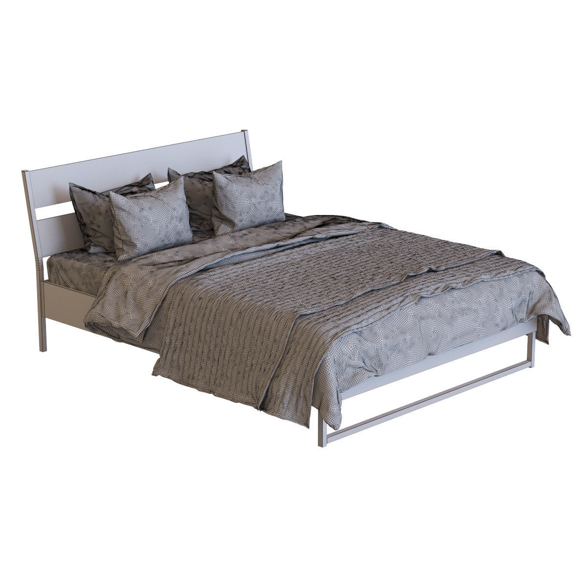 Trysil Bed 3D model_11