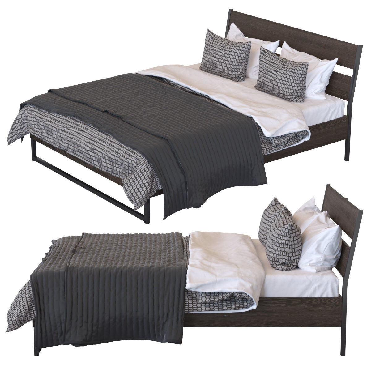 Trysil Bed 3D model_16