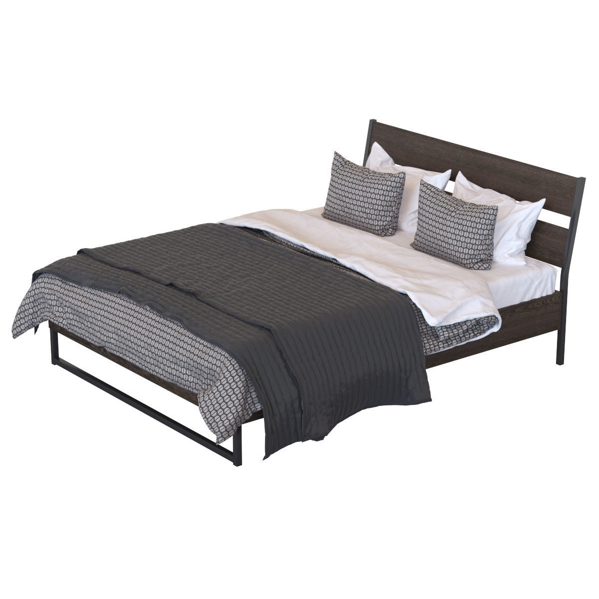 Trysil Bed 3D model_5