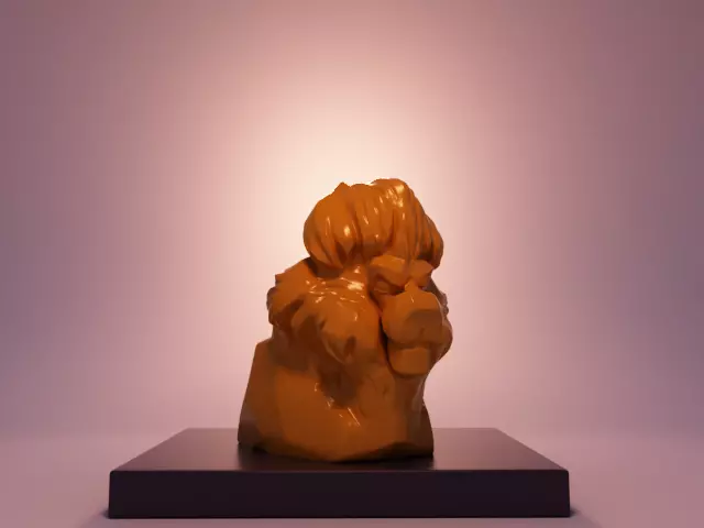 lion head  3D print model_0