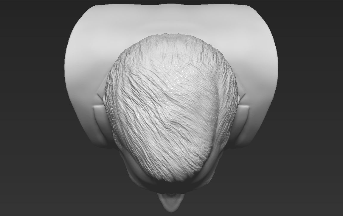 Michael Scott The Office bust 3D printing ready stl obj formats 3D print model_13