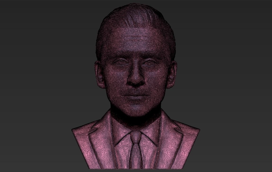 Michael Scott The Office bust 3D printing ready stl obj formats 3D print model_23