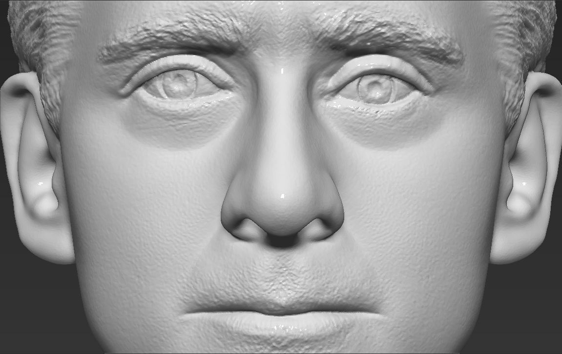 Michael Scott The Office bust 3D printing ready stl obj formats 3D print model_14