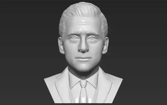 Michael Scott The Office bust 3D printing ready stl obj formats 3D print model