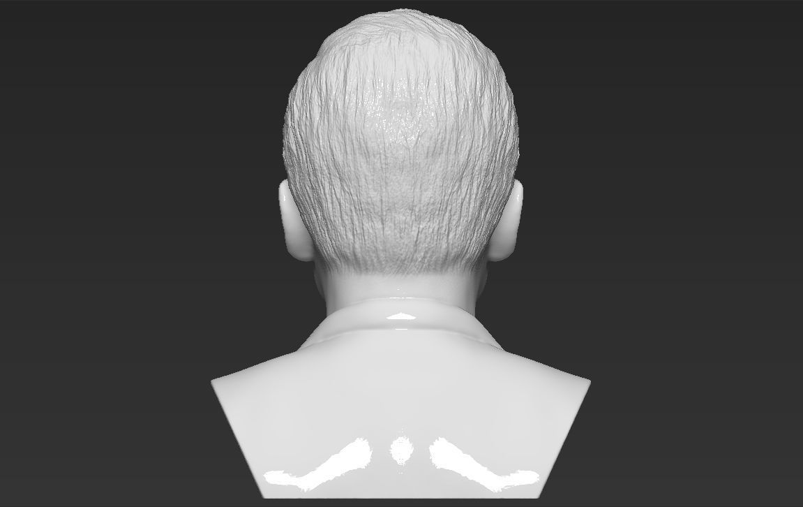 Michael Scott The Office bust 3D printing ready stl obj formats 3D print model_5