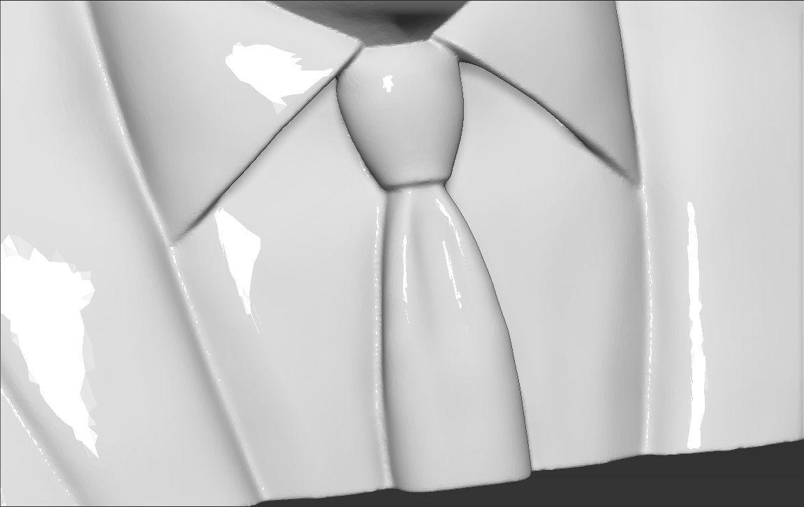 Michael Scott The Office bust 3D printing ready stl obj formats 3D print model_21