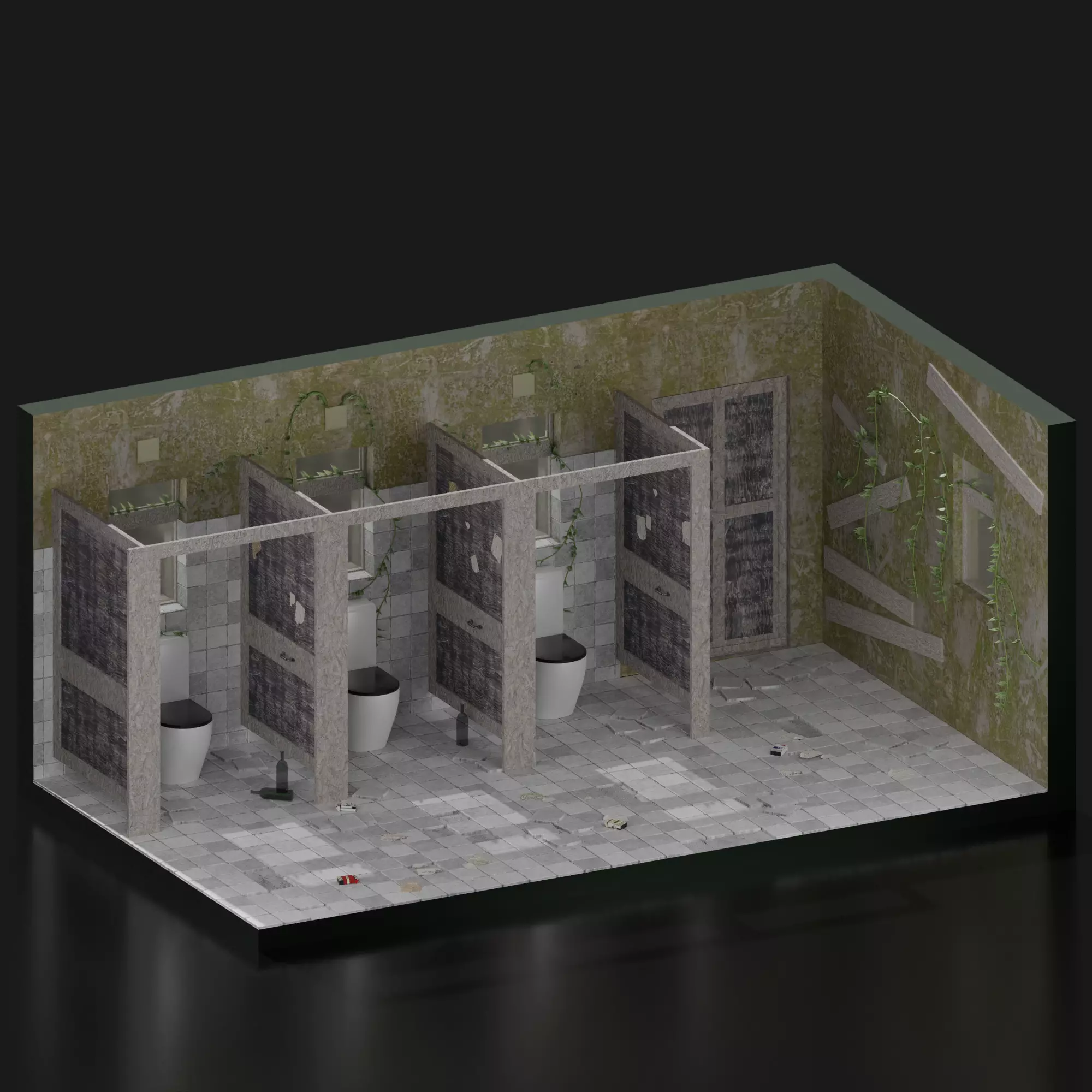 Toilet form education Free 3D model