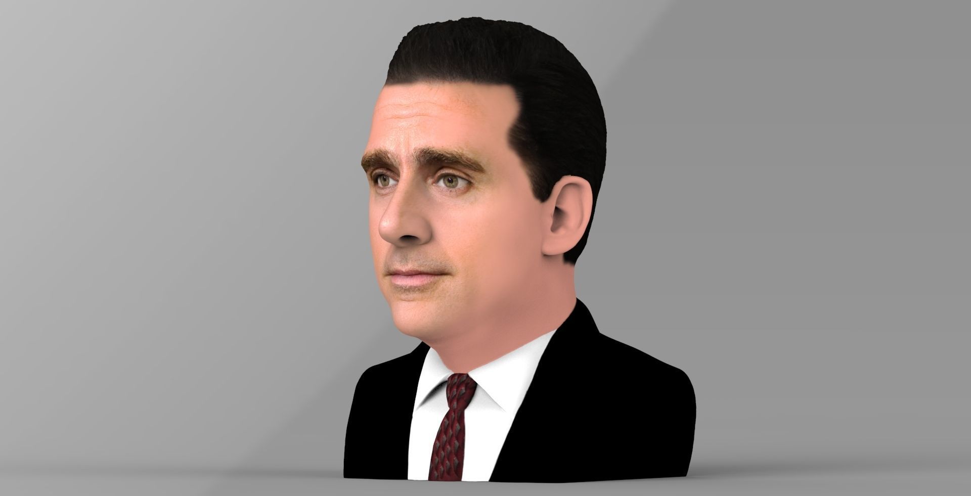 Michael Scott The Office bust ready for full color 3D printing 3D print model_2