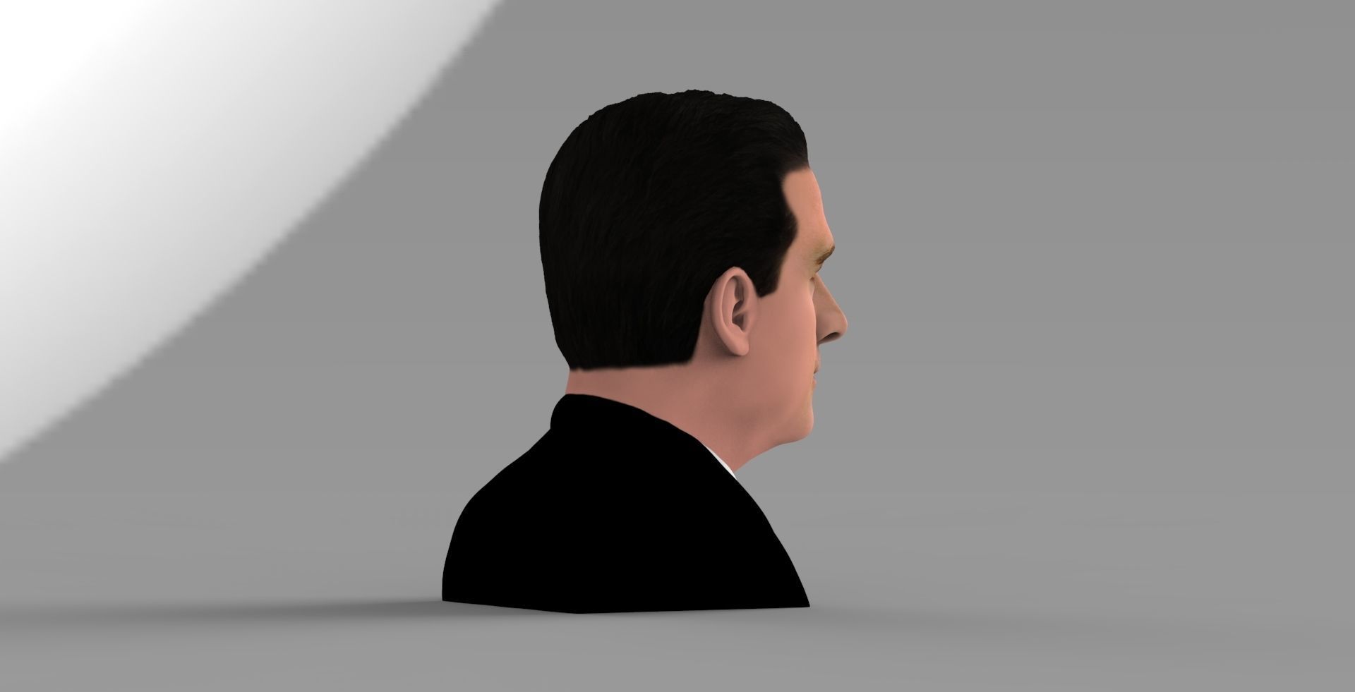 Michael Scott The Office bust ready for full color 3D printing 3D print model_6