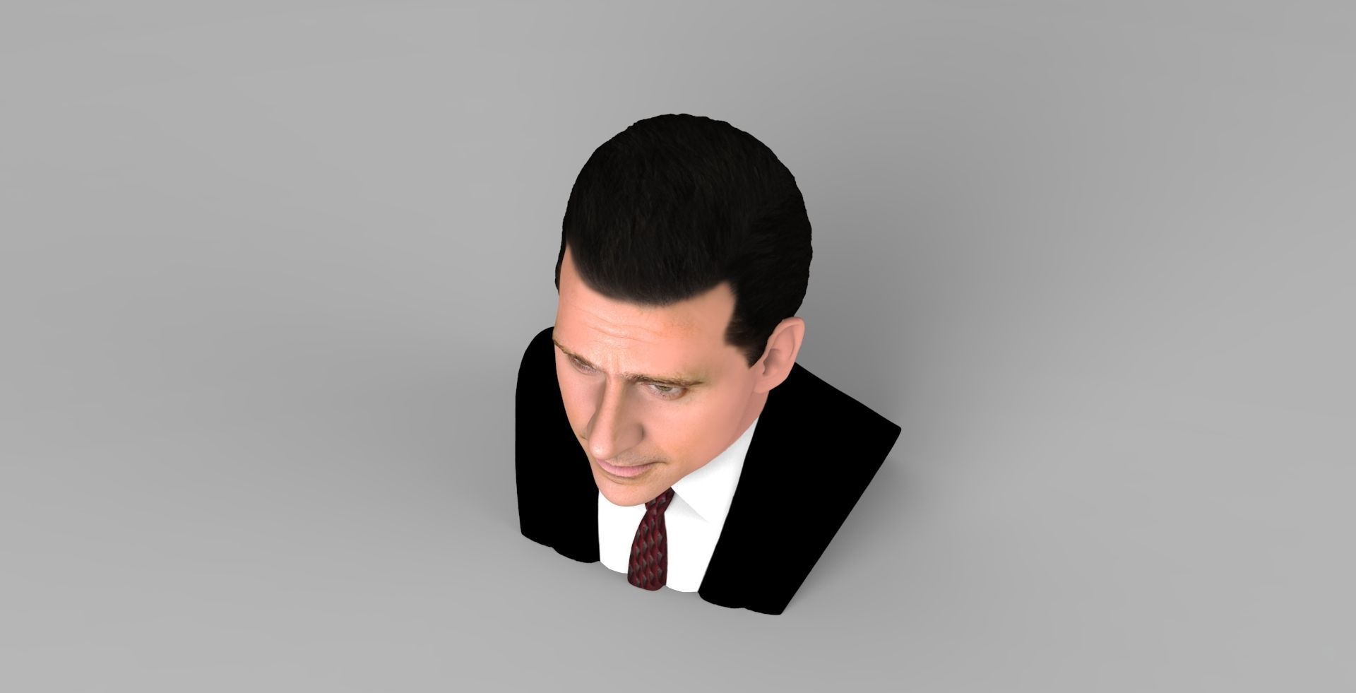 Michael Scott The Office bust ready for full color 3D printing 3D print model_11