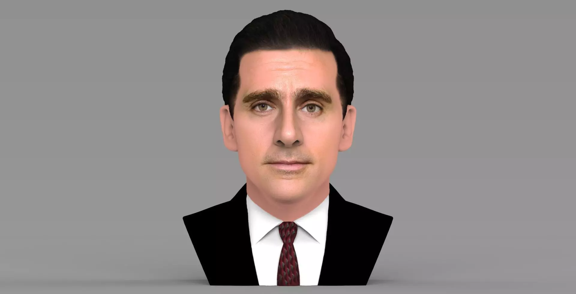 Michael Scott The Office bust ready for full color 3D printing 3D print model_0