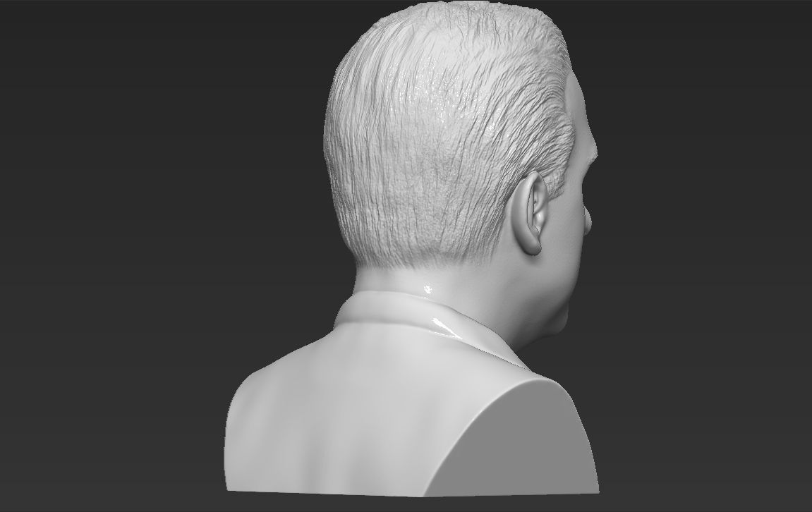 Michael Scott The Office bust ready for full color 3D printing 3D print model_30