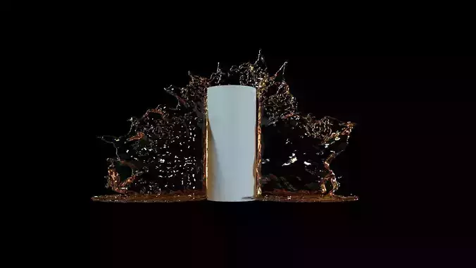 fluid splash Free 3D model