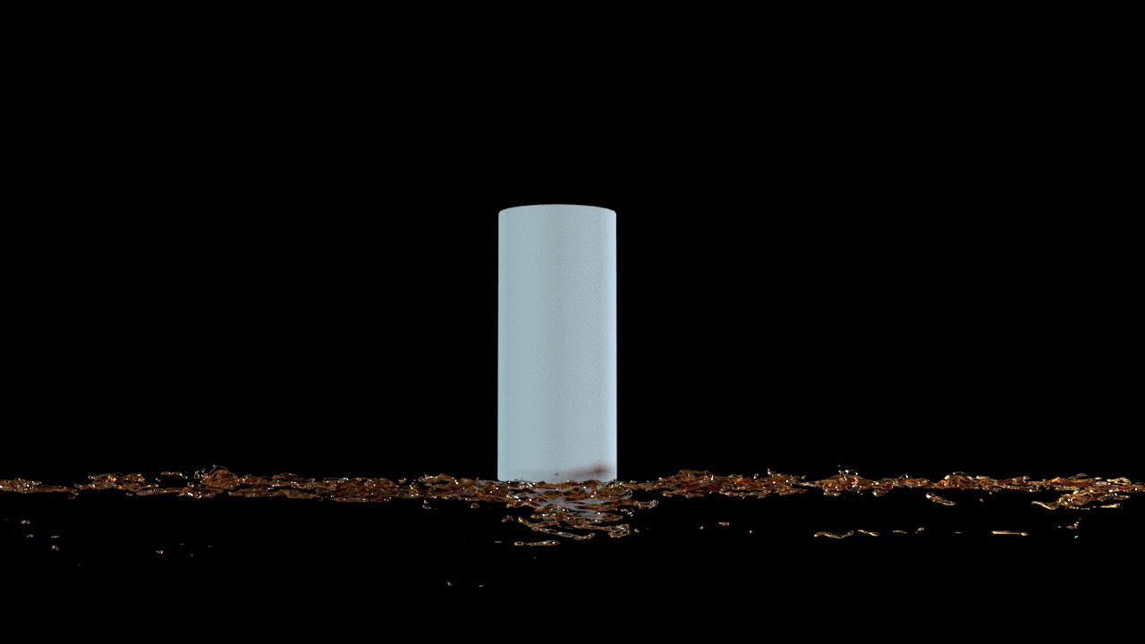 fluid splash  Free 3D model_3