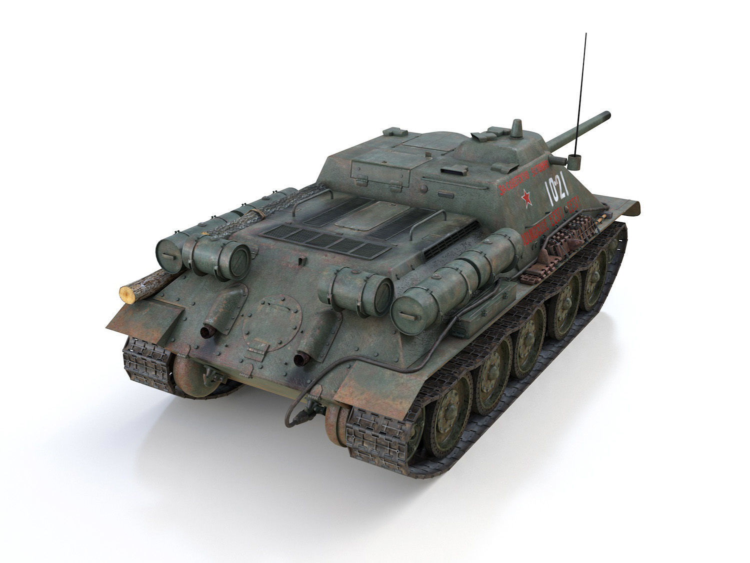 SU-85 - 1021 3D model_5