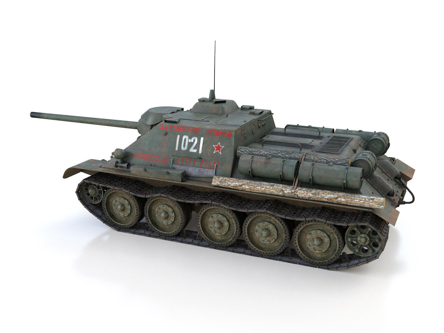 SU-85 - 1021 3D model_3