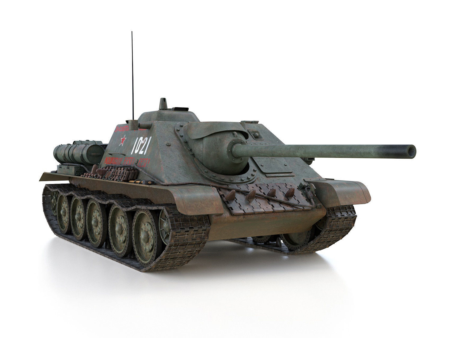 SU-85 - 1021 3D model_8