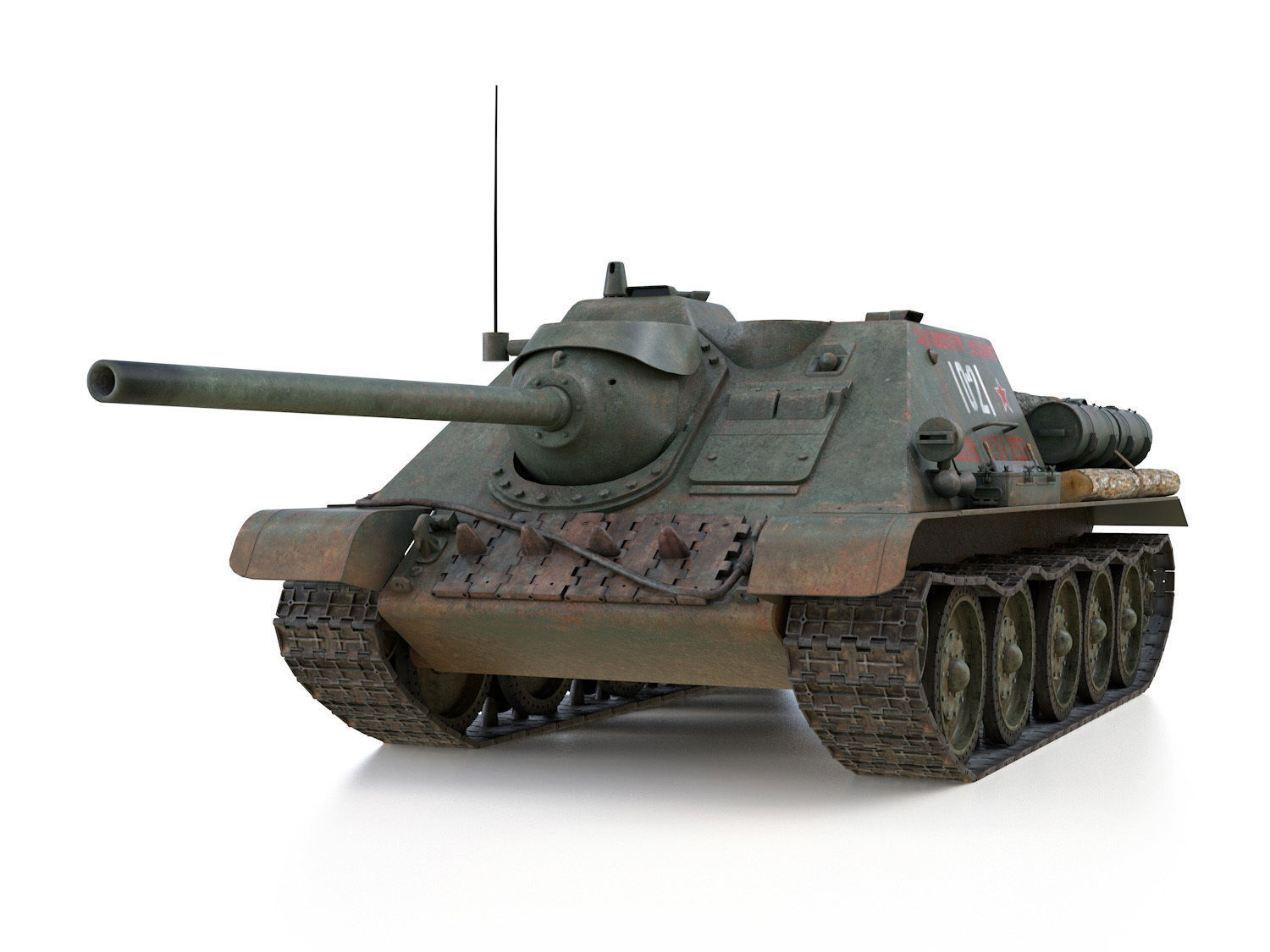 SU-85 - 1021 3D model_1