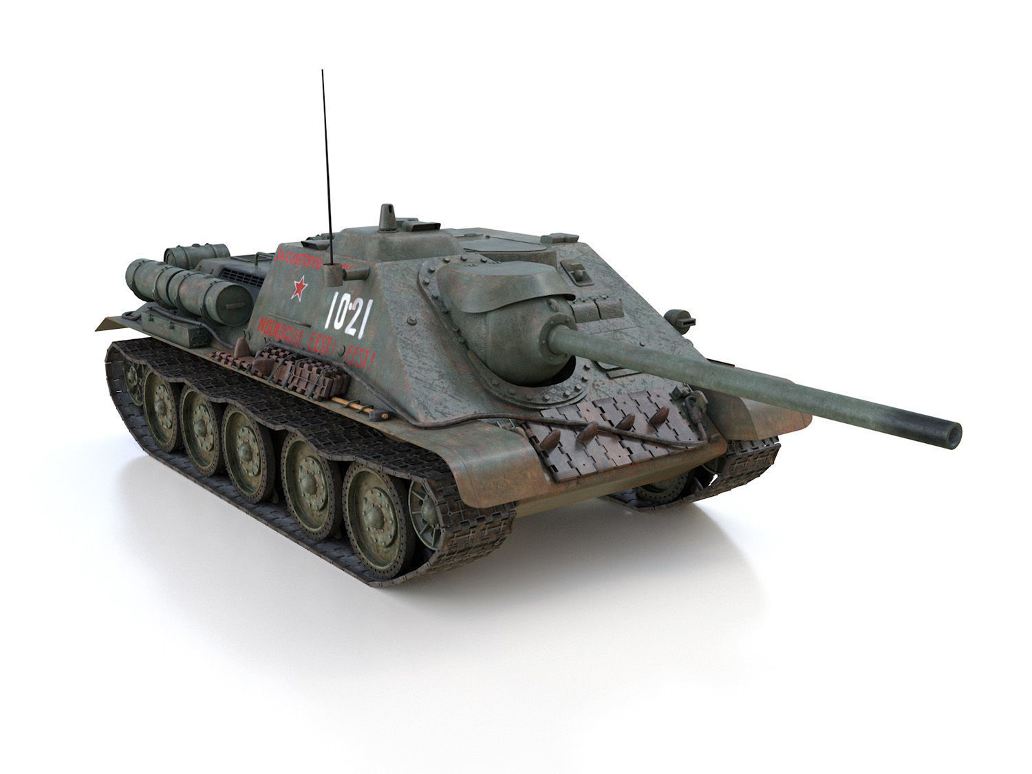 SU-85 - 1021 3D model_7