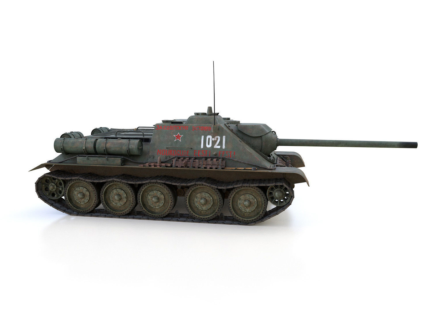 SU-85 - 1021 3D model_6