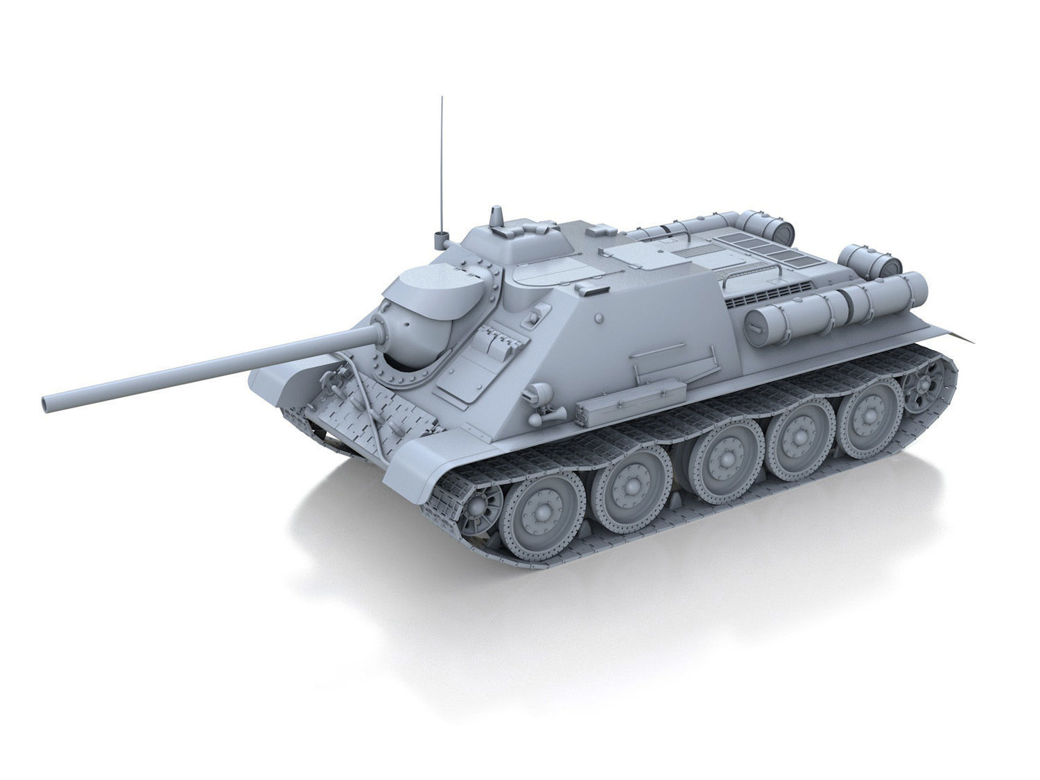 SU-85 - 1021 3D model_12