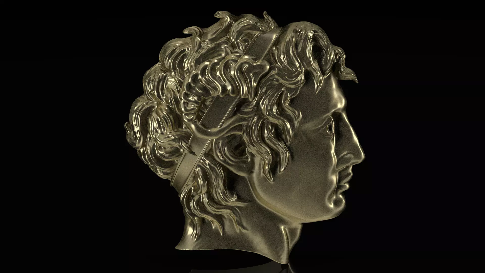 Alexander the great 3D print model_0