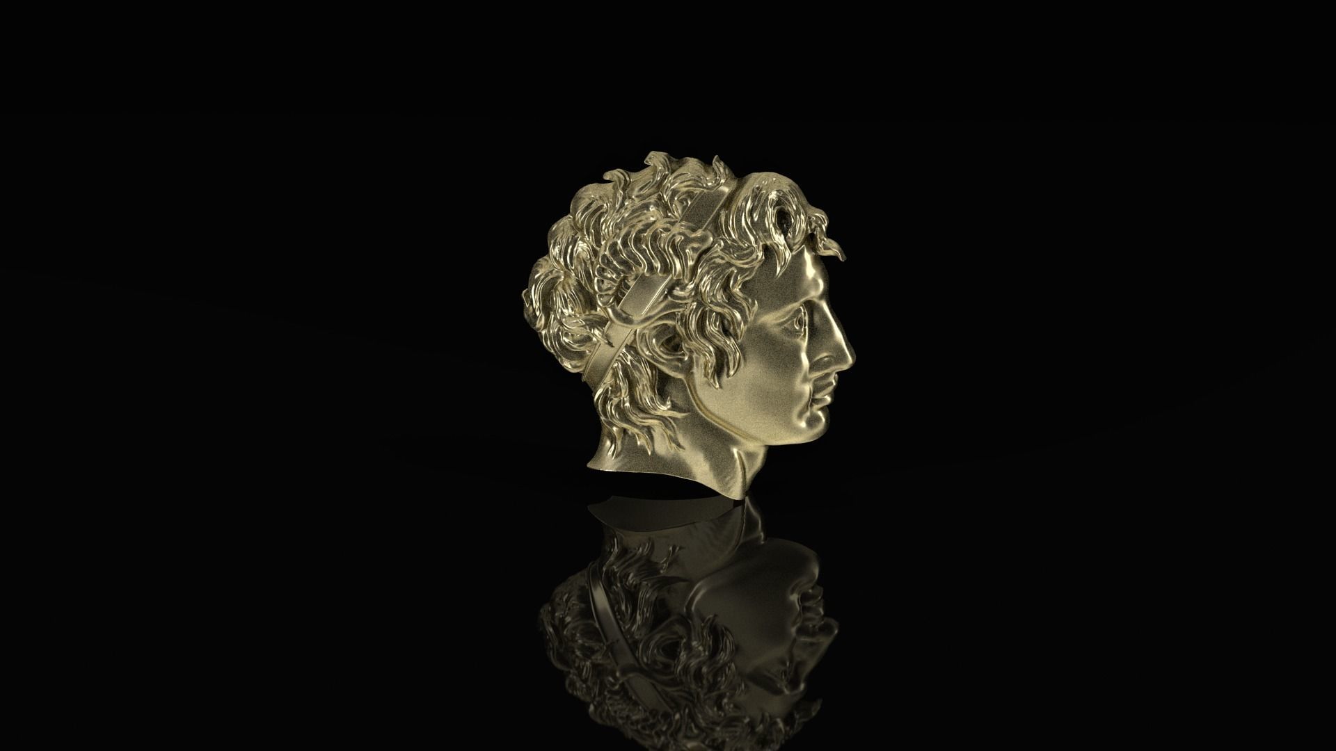Alexander the great 3D print model_3
