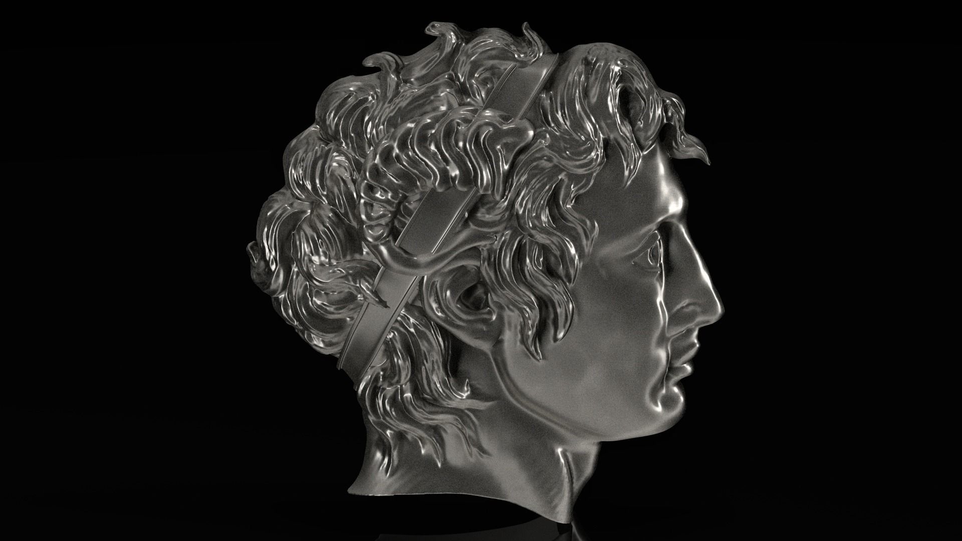 Alexander the great 3D print model_2