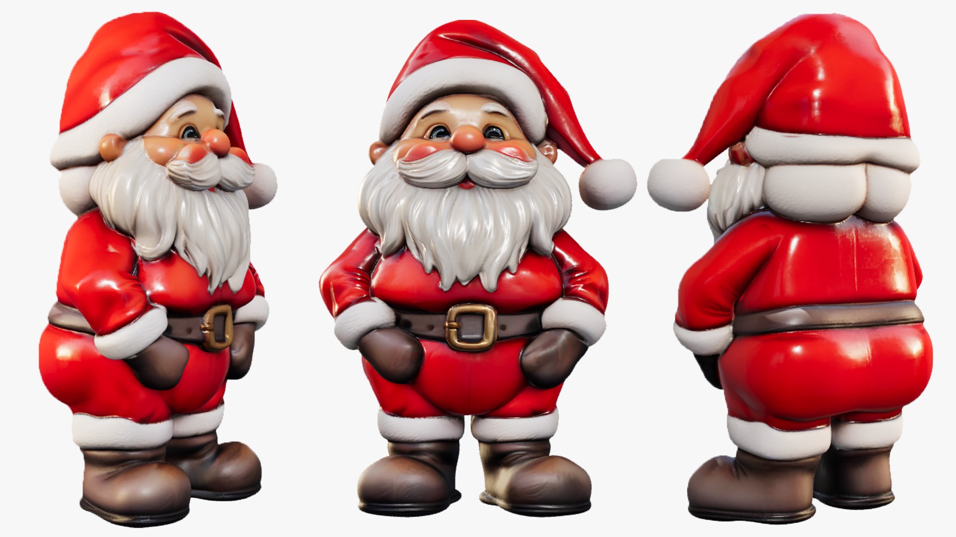 Santa Christmas 3d model printable   3D print model_4