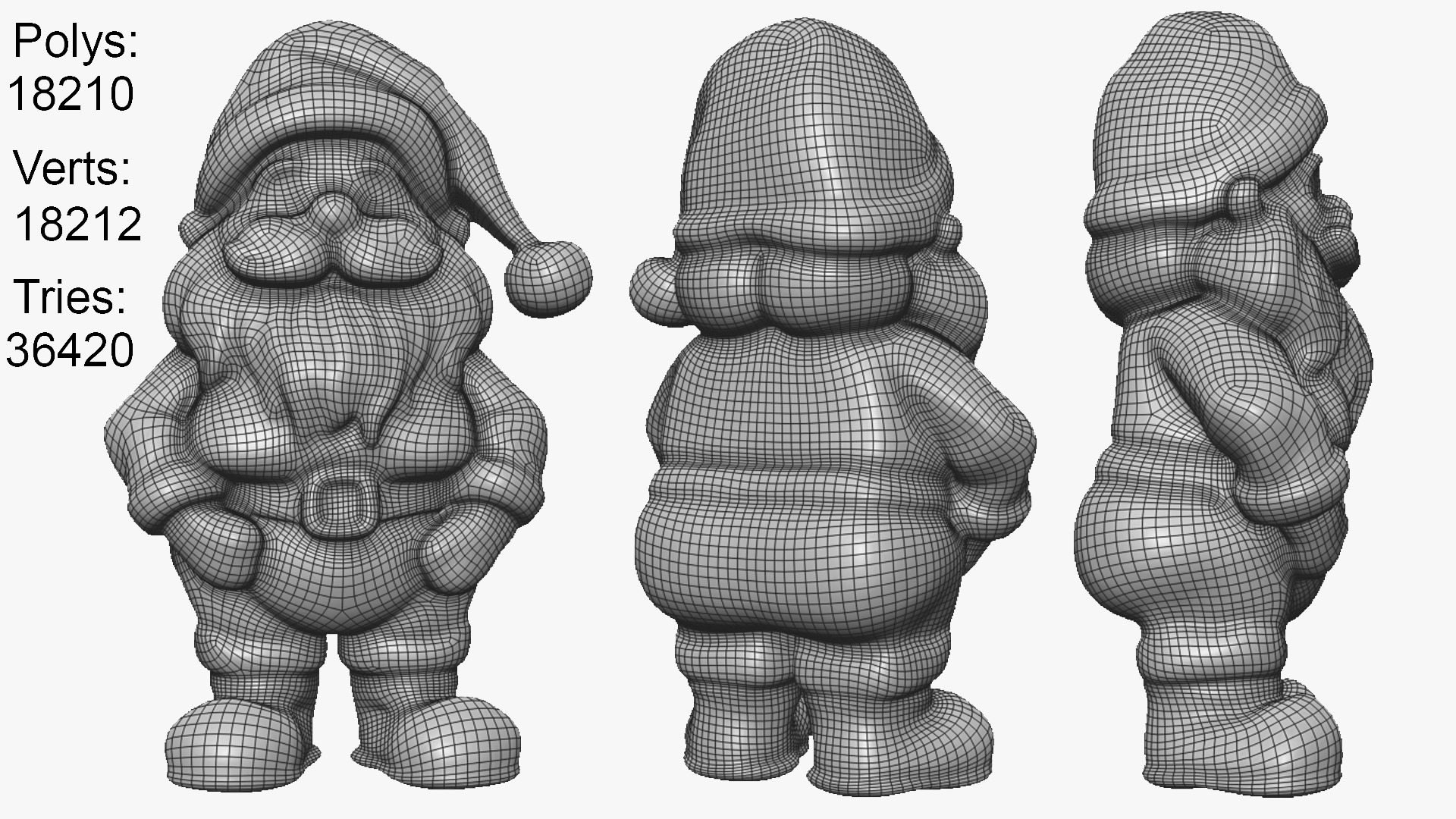 Santa Christmas 3d model printable   3D print model_5