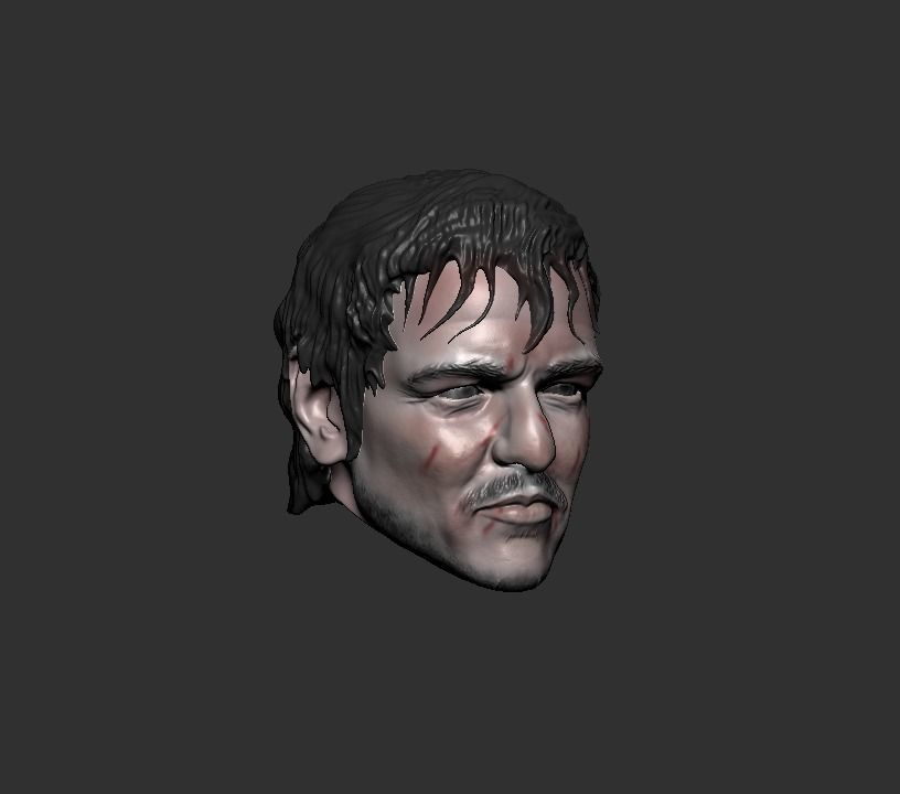 Figure Head custom 2 3D print model_3