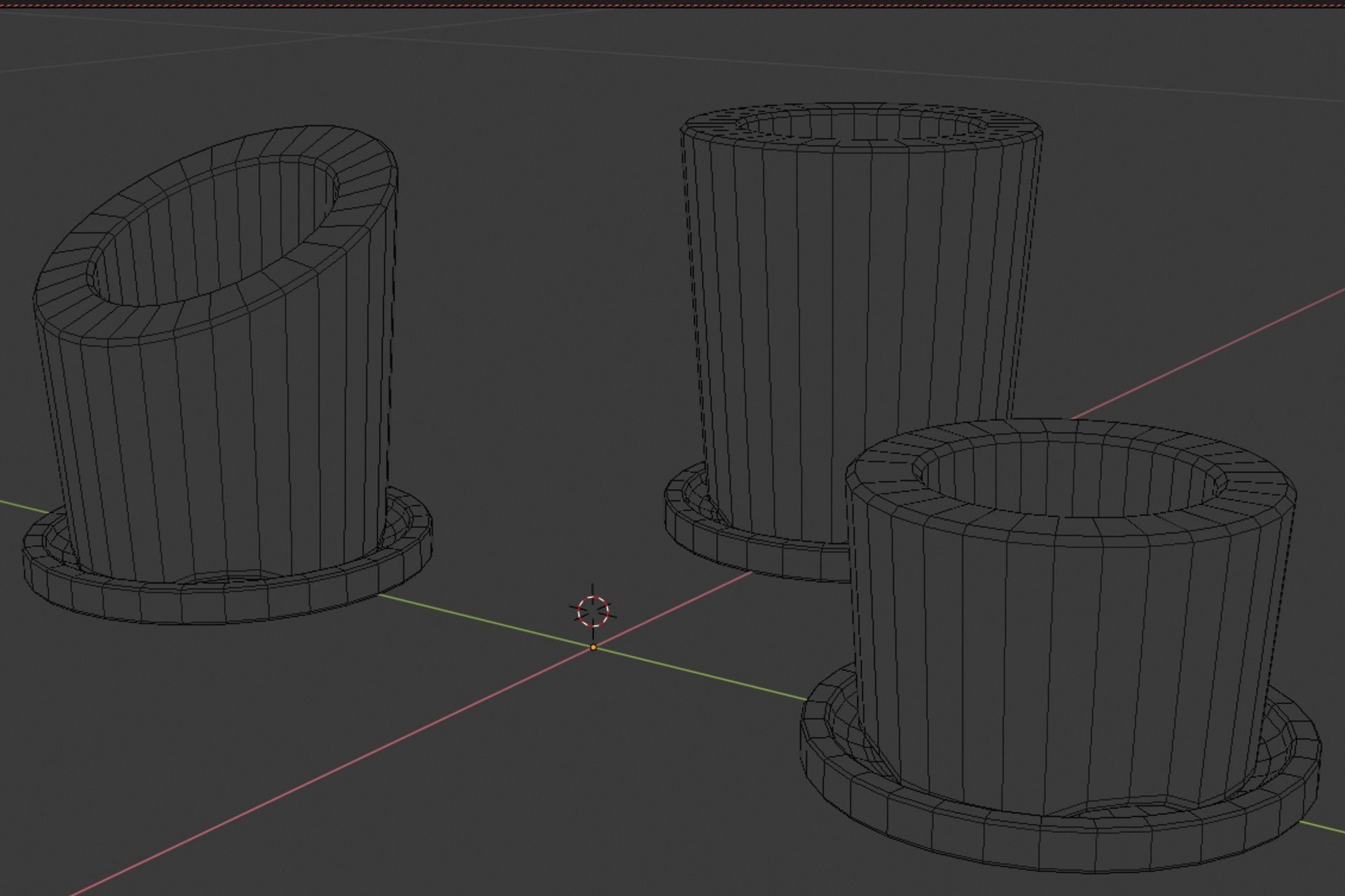 Plant Pot Collection 1 Low-poly 3D model_6