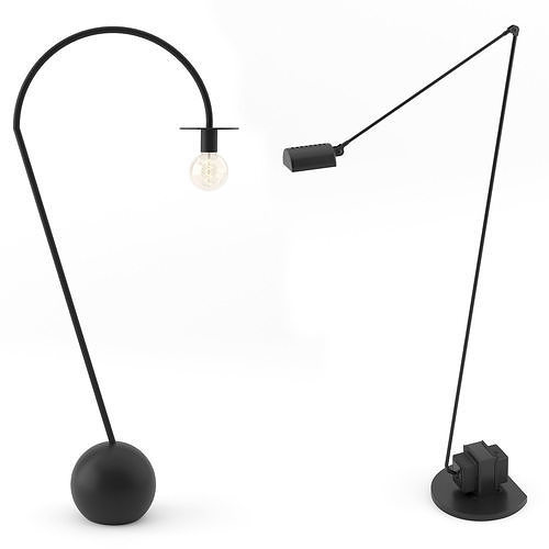 Floor Lamps Set 3D model