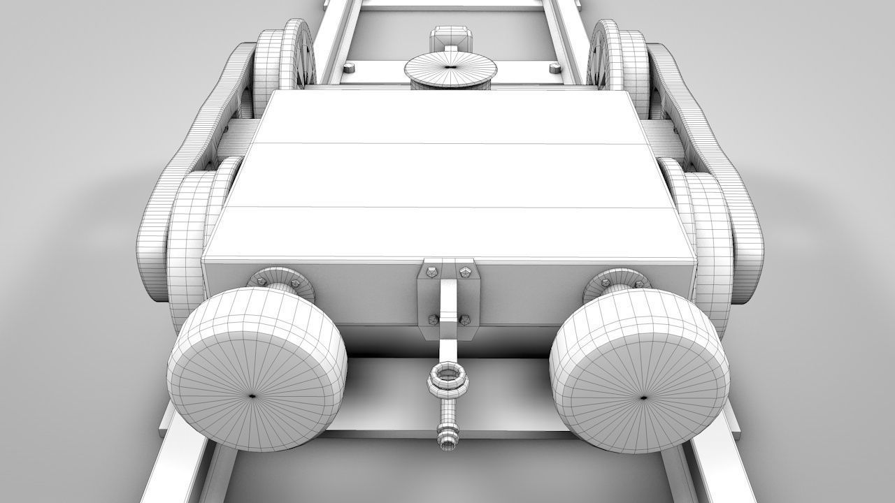 Train Wheels 3D model_8