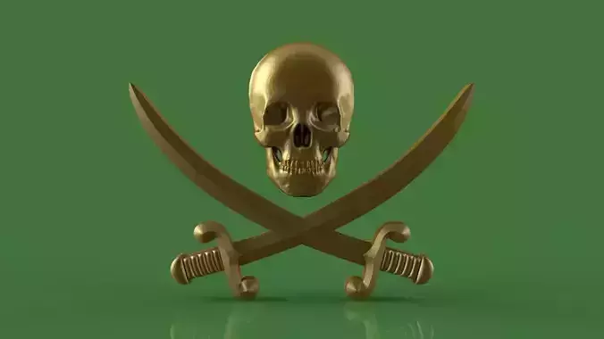 Skull and swords