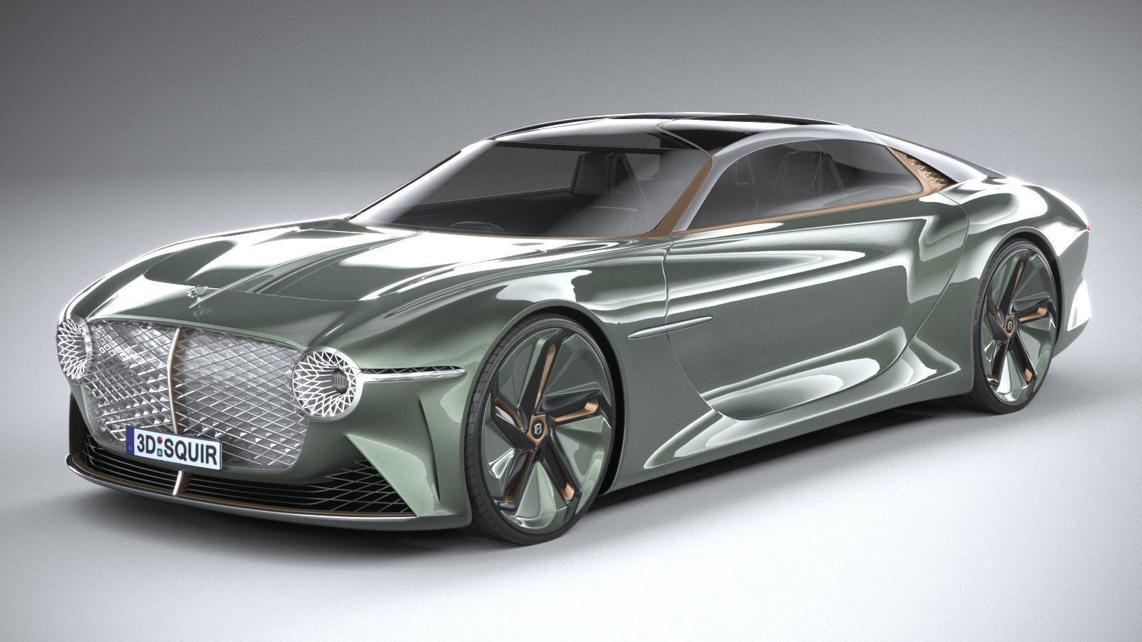 Bentley EXP 100 GT Concept 2019 3D model_1