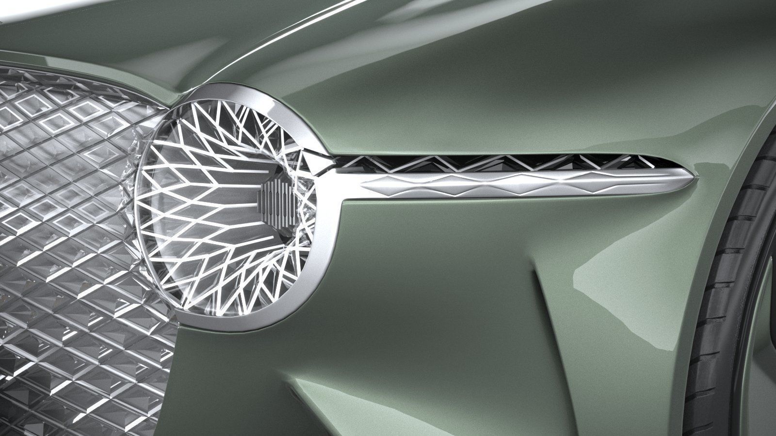 Bentley EXP 100 GT Concept 2019 3D model_14