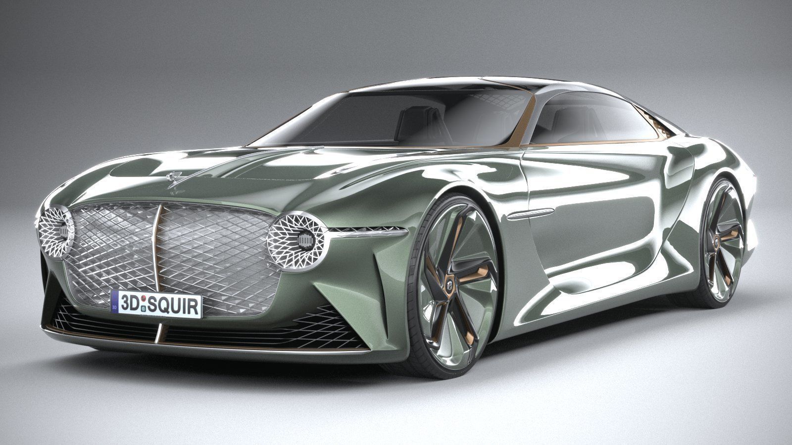 Bentley EXP 100 GT Concept 2019 3D model_2