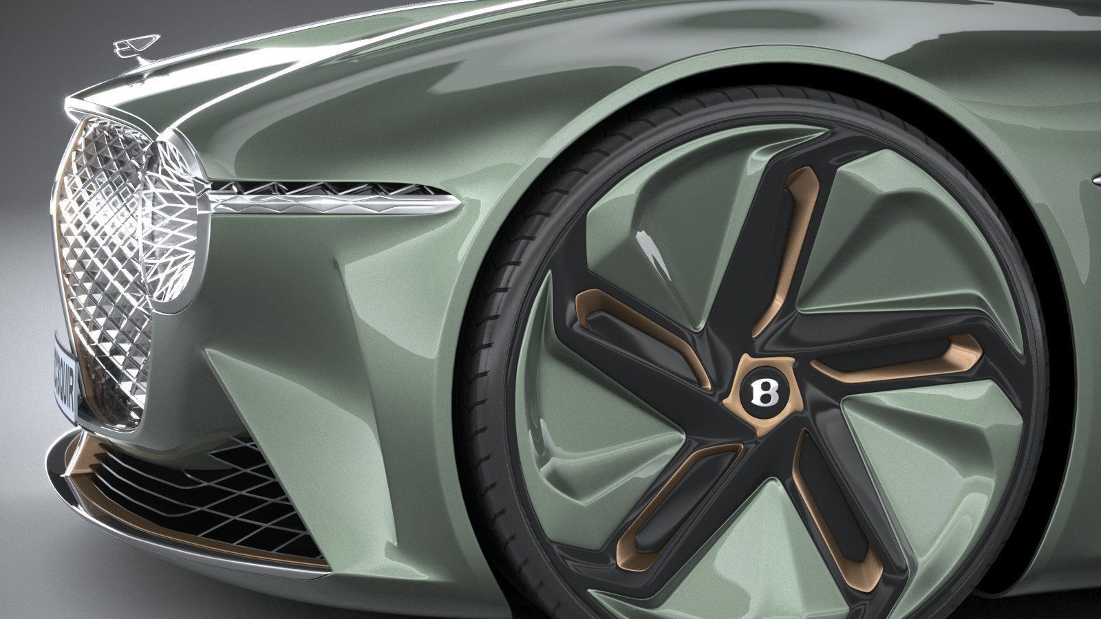 Bentley EXP 100 GT Concept 2019 3D model_3