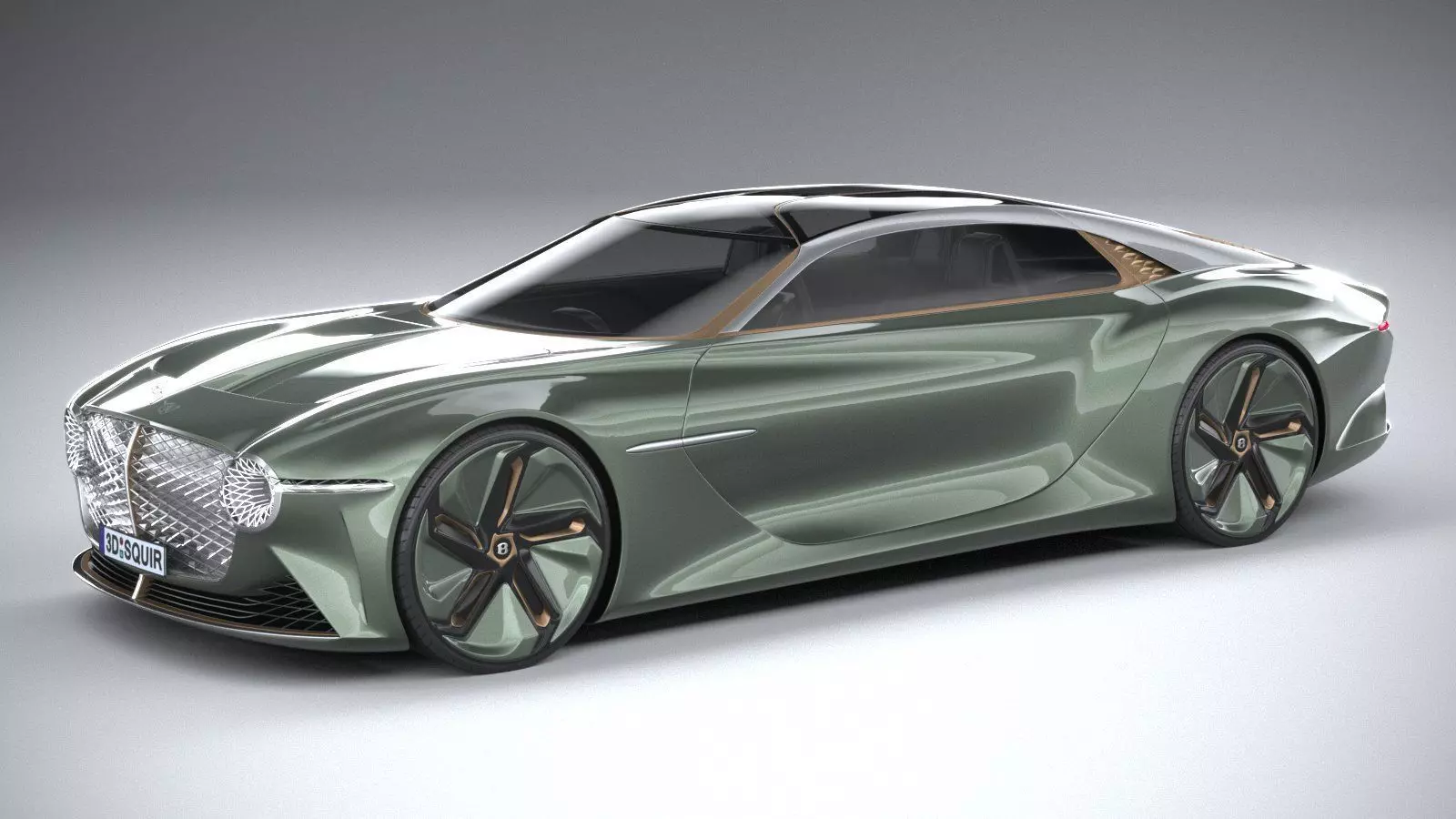 Bentley EXP 100 GT Concept 2019 3D model_0