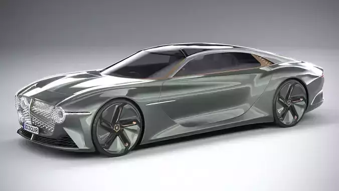 Bentley EXP 100 GT Concept 2019 3D model
