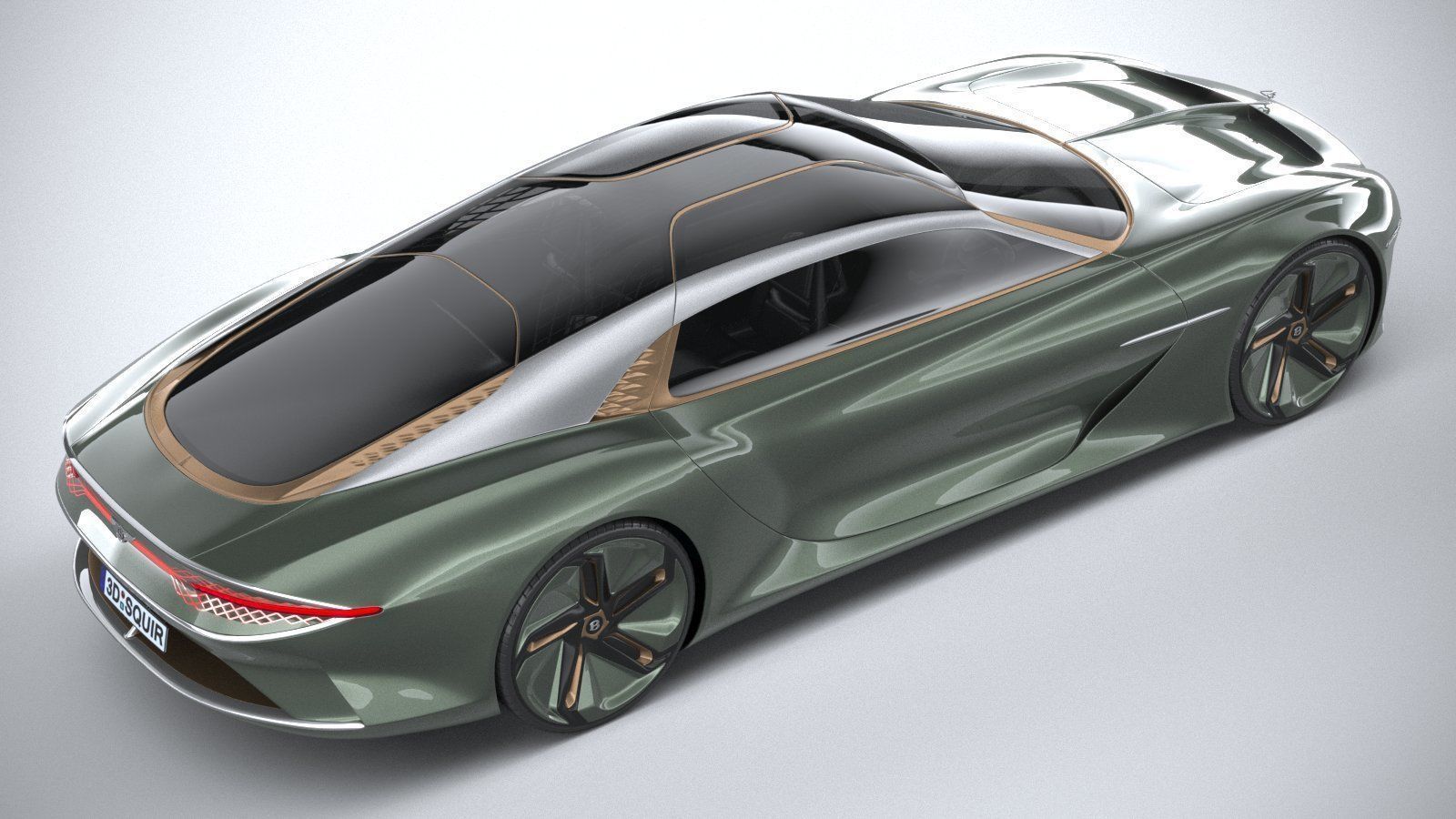 Bentley EXP 100 GT Concept 2019 3D model_10