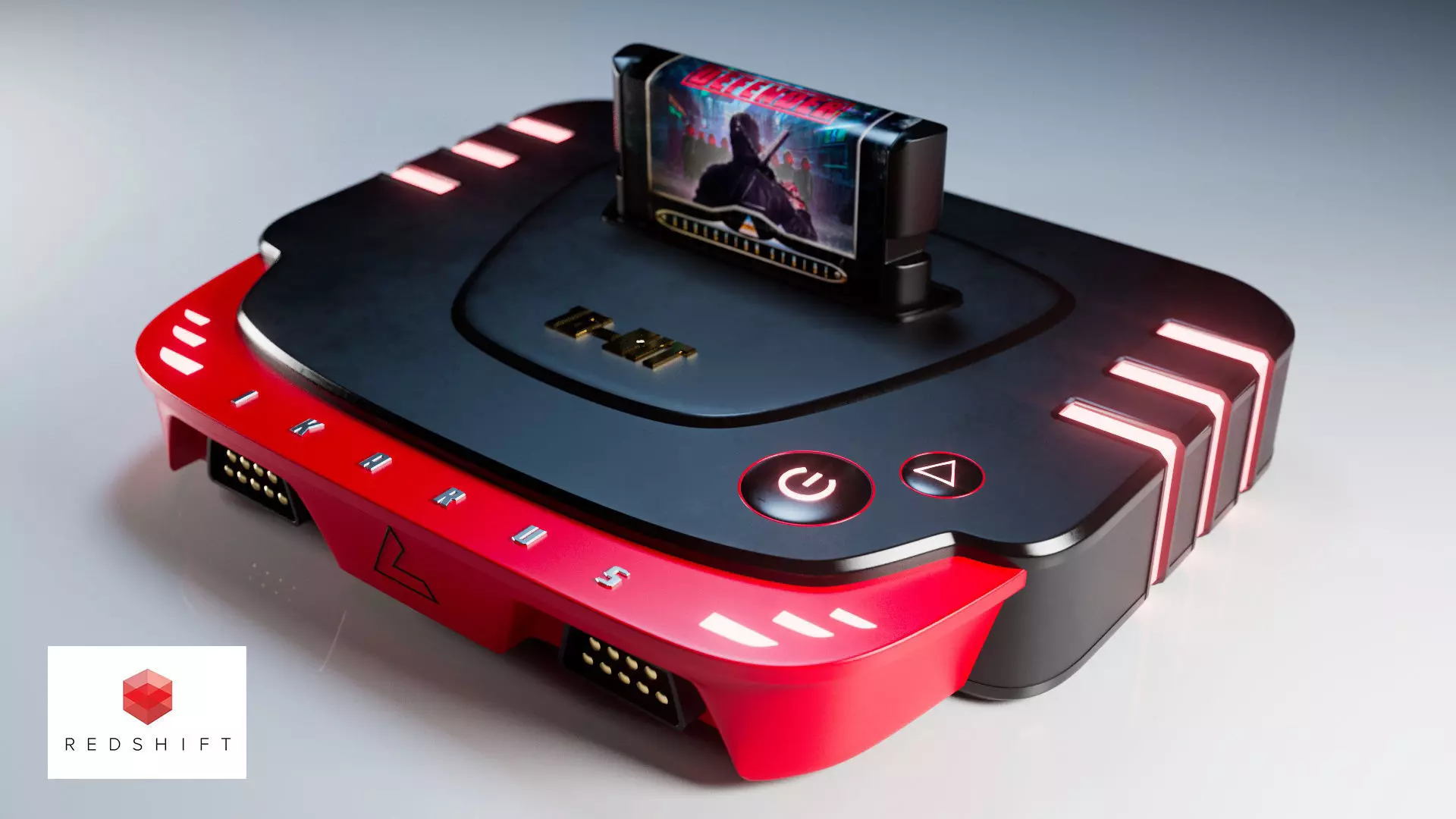 Generic Video Game Console 3D model_0