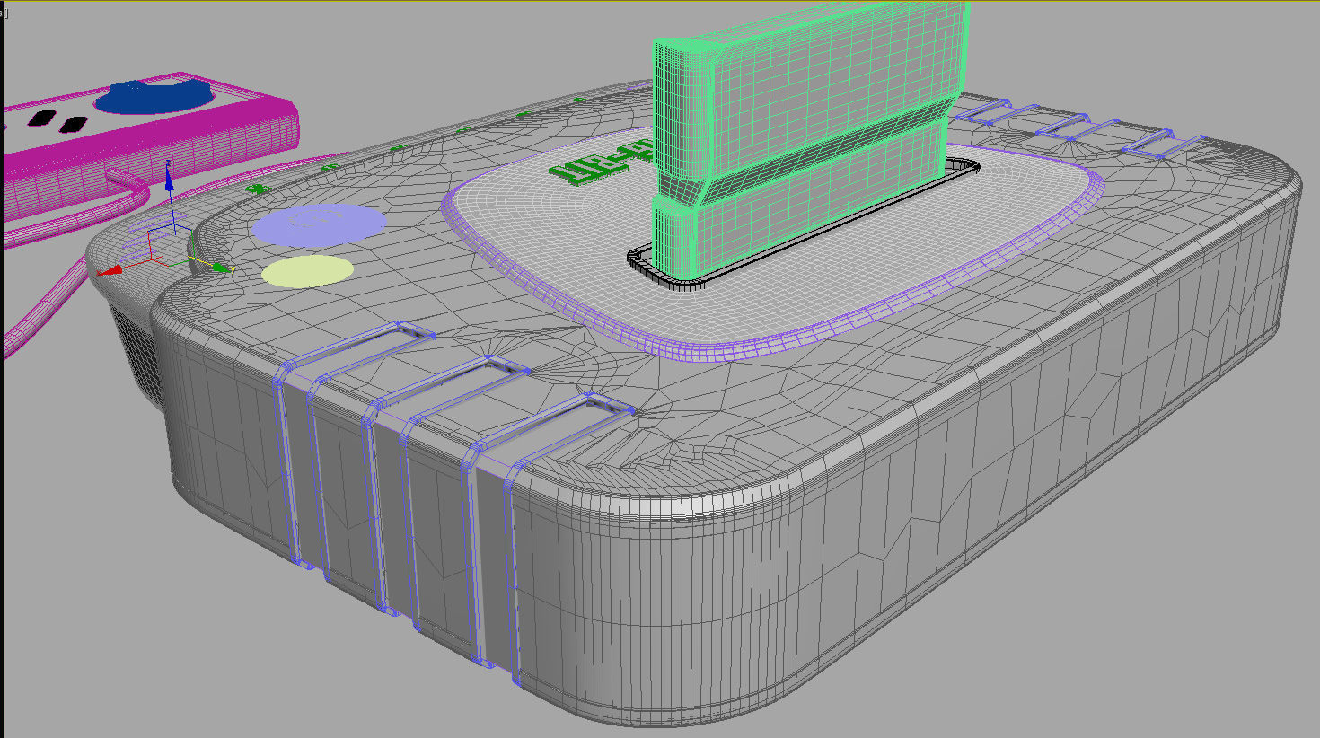 Generic Video Game Console 3D model_8