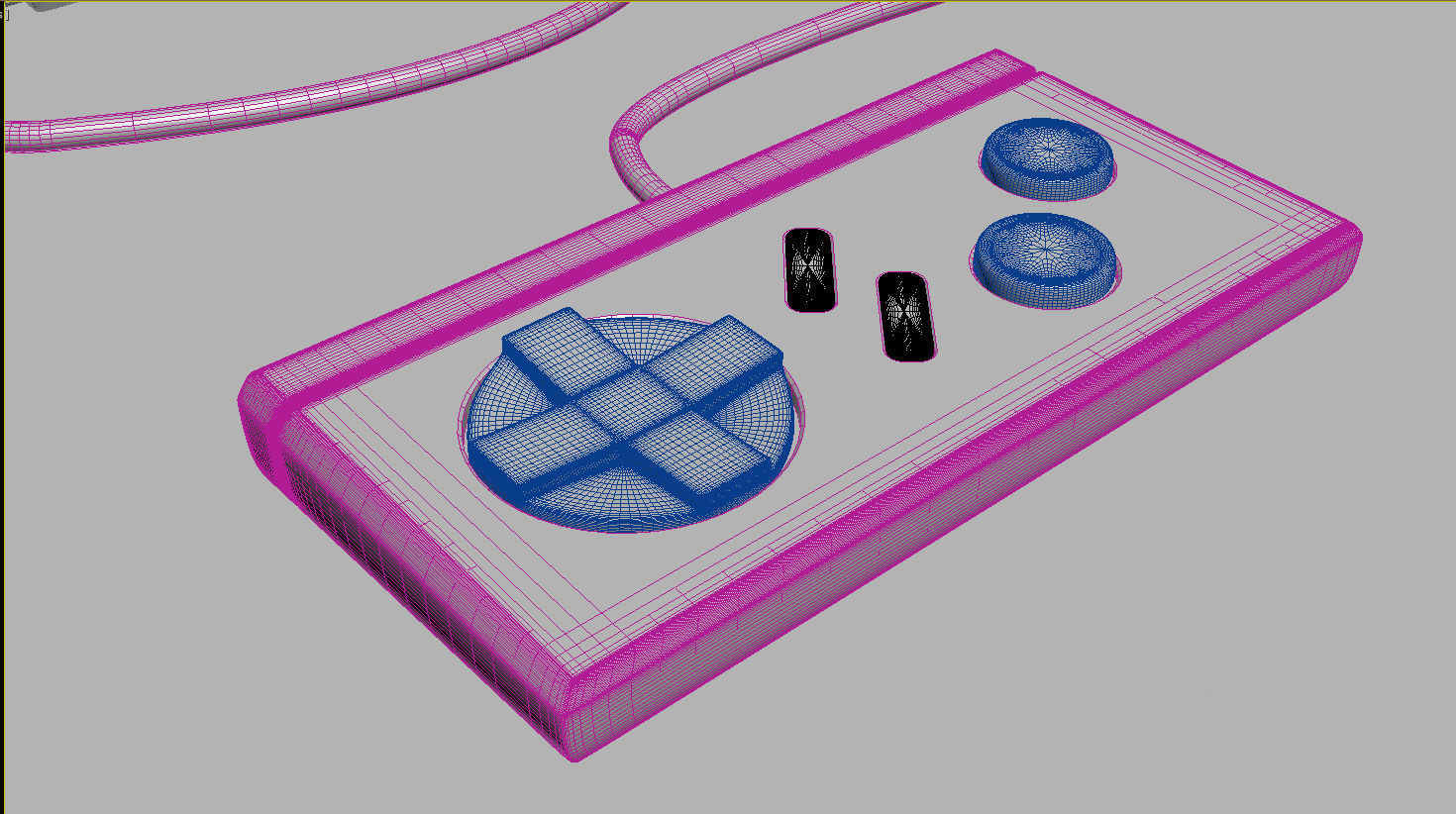 Generic Video Game Console 3D model_9