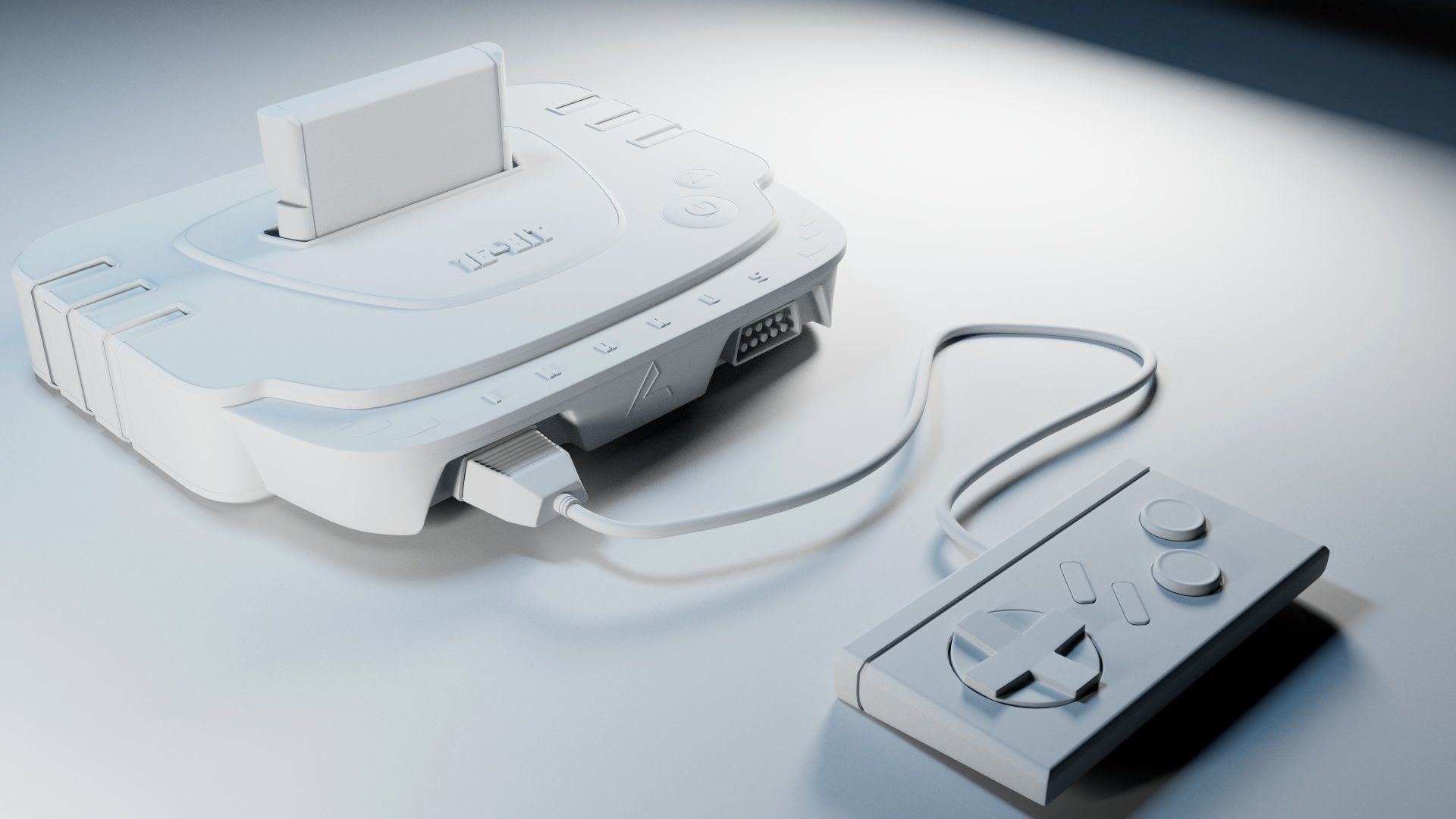 Generic Video Game Console 3D model_3