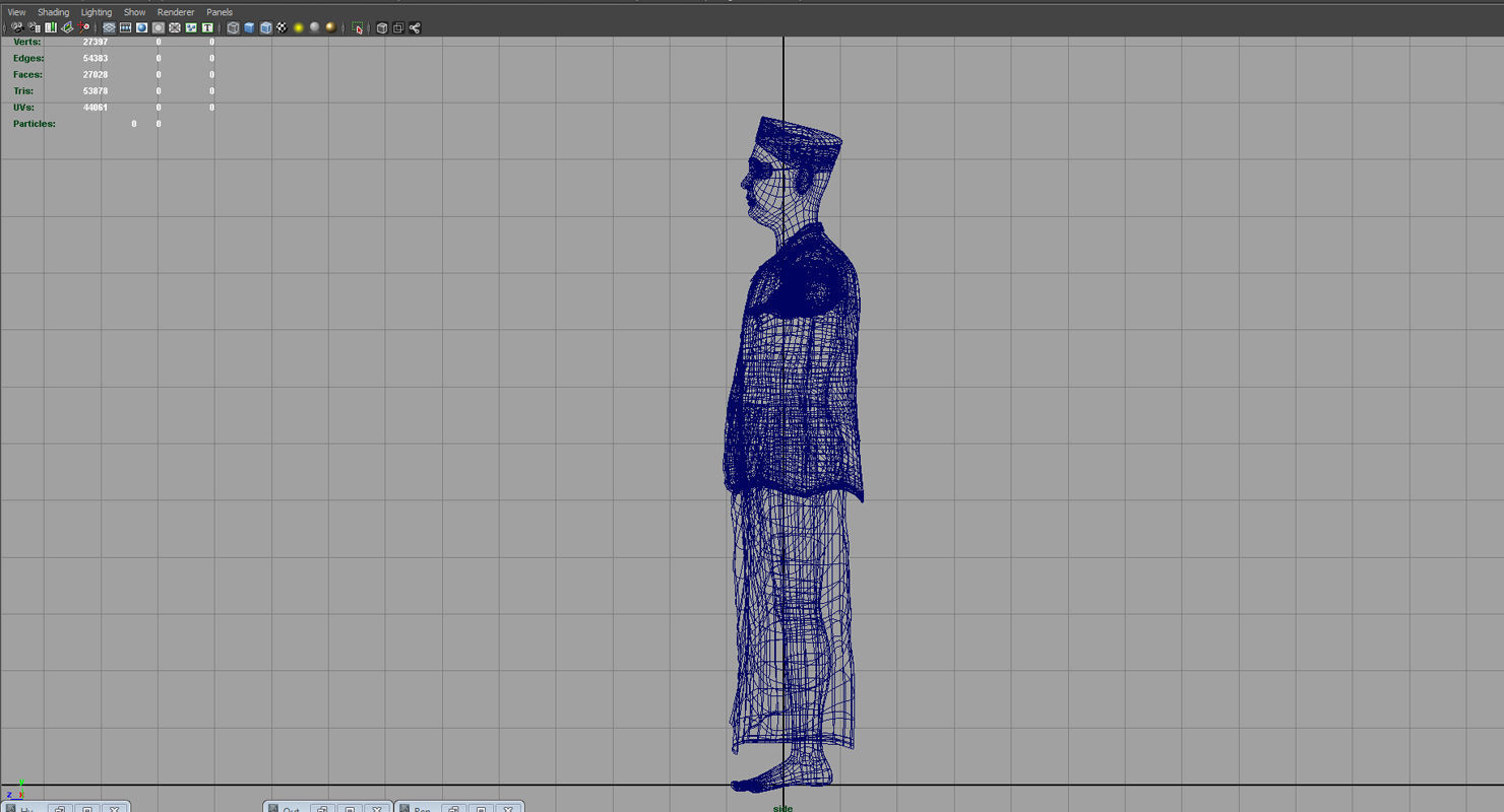 old man 3d model 3D model_6